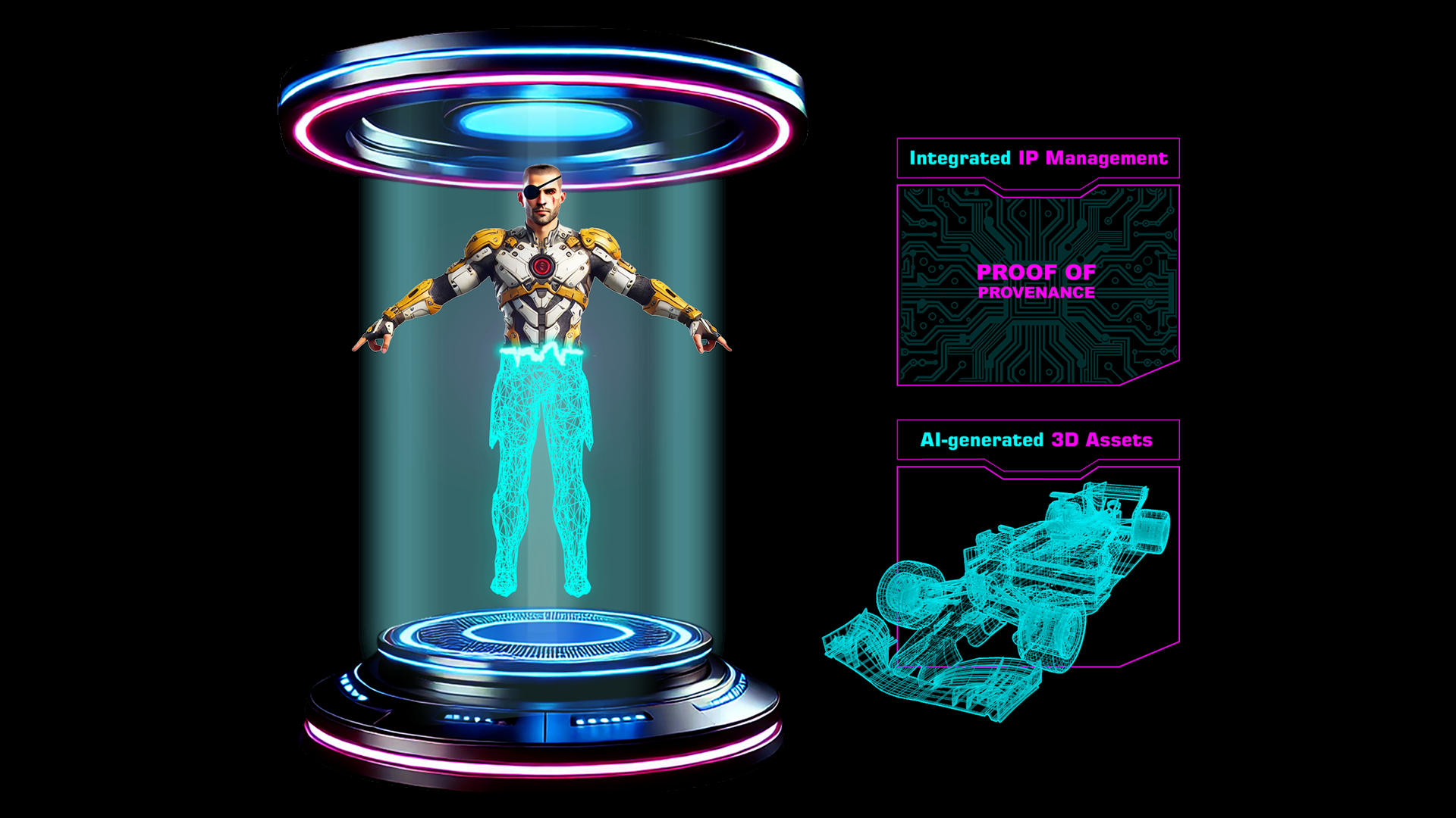 Beamit.AI - AI dapp to transform 2D PFP to 3D avatars.